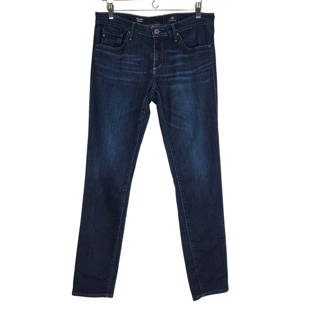 AG Adriano Goldschmied The Stilt Cigarette Leg Jeans Dark Wash Size 29R Slim Fit